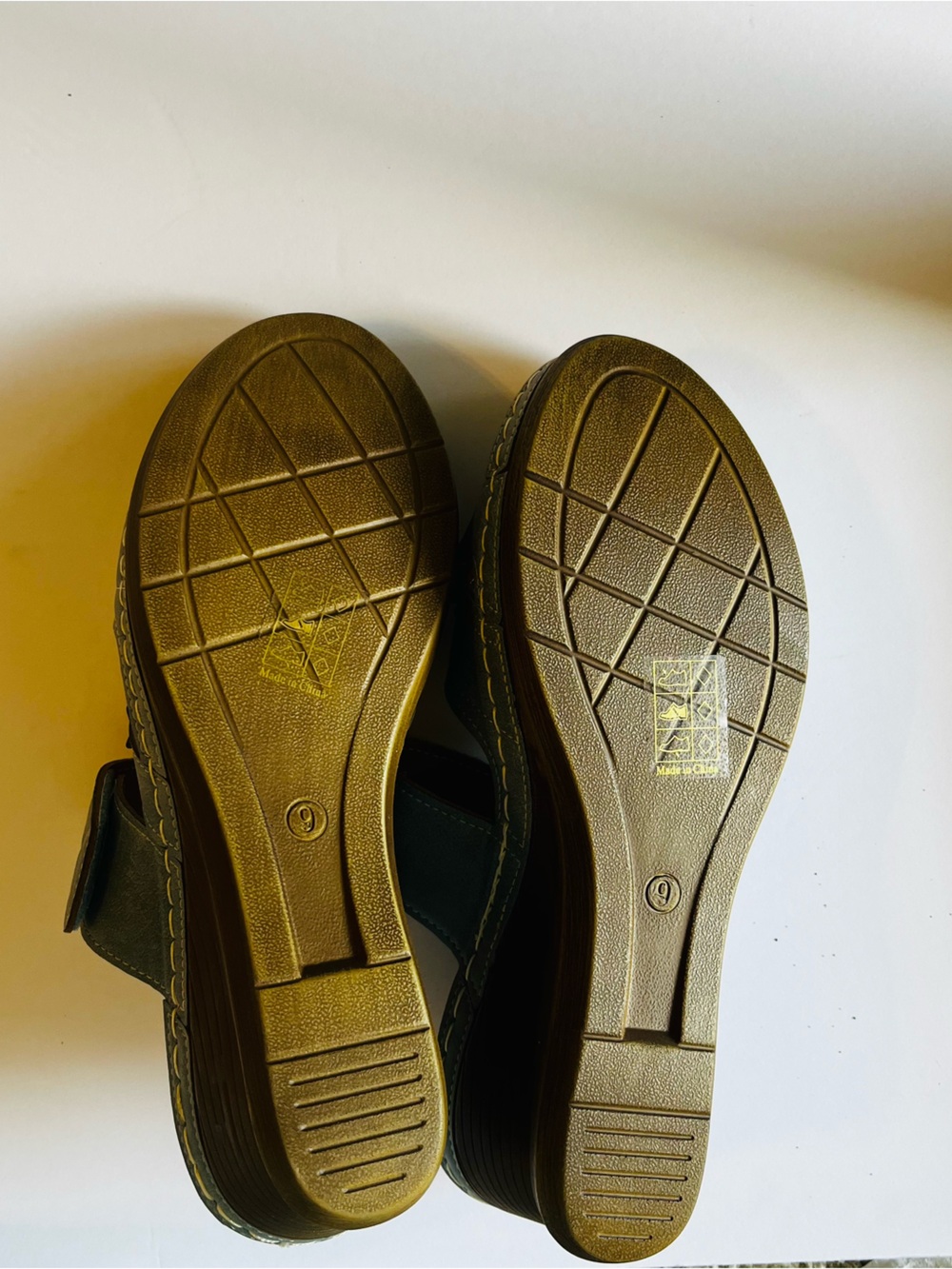 Spring Step Teal Floral Slide Sandals - Picture 2 of 5